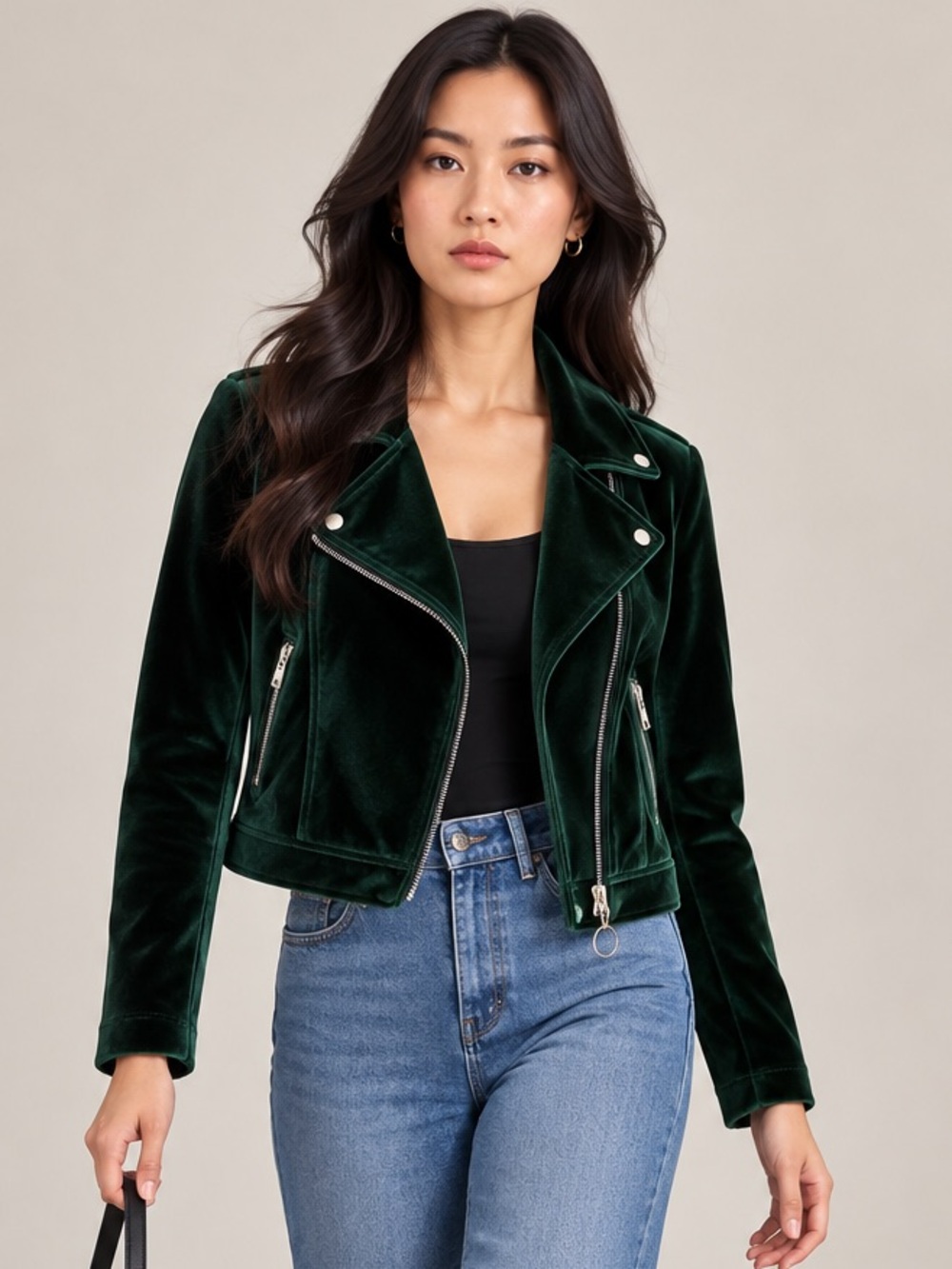 🎉5 for $45🎉 Allegra K velvet jacket size L